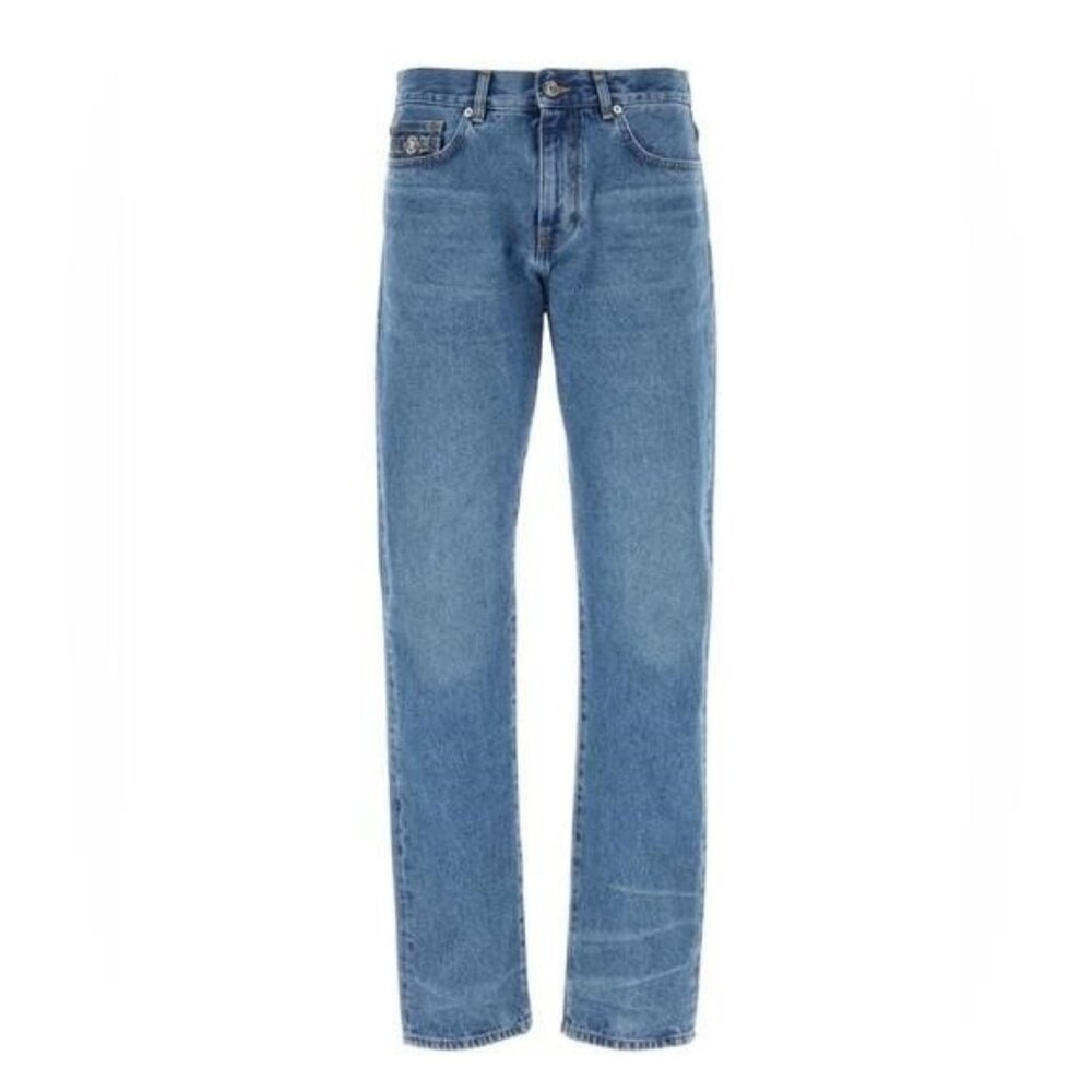 New Authentic Versace “Biggie Medusa” Nonstretch Denim Jeans – Size 34